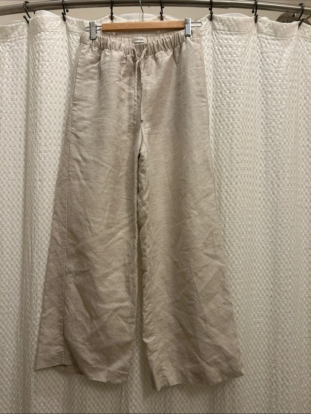 Aritzia The Lodgr Pant Cruise Linen Undyed Ecru S